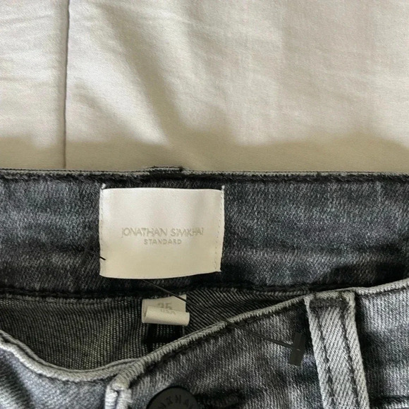 Jonathan Simkhai gray jogger denim - Picture 5 of 14